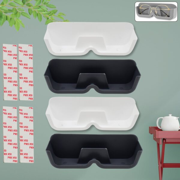 Wall Mounted Sunglasses Holder (4 Pcs Set) - Front View by Nari Haat, Indian ethnic wear, women clothing, designer suit
