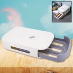 Plastic Egg Storage Box Drawer Style Fridge Organizer Tray (1 Pc) - Full Detail by Nari Haat, Indian ethnic wear, wom...