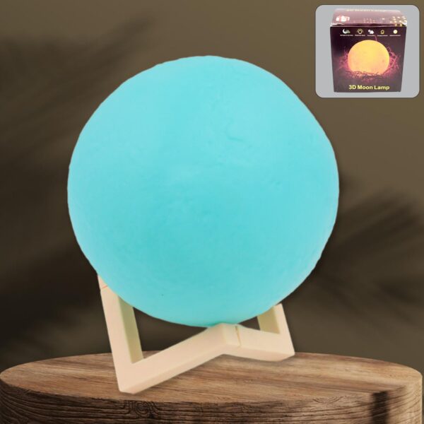 Blue Moon Night Lamp with Stand