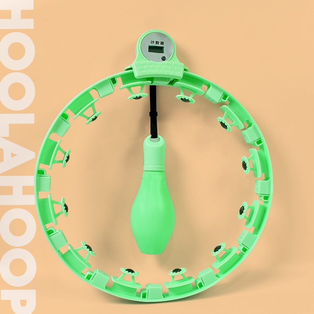 Smart Hula Hoops with Spinning Ball and Intelligent Counter (1 Pc) - Front View by Nari Haat, Indian ethnic wear, wom...