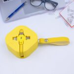 3 in 1 Charger Cable, Retractable Type, Compatible with Smartphones (1 Pc) - Front View by Nari Haat, Indian ethnic w...