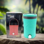 Multicolored 5L Water Rover Jug: Insulated Plastic Jug with Sturdy Handle - Closeup Embroidery by Nari Haat, Indian e...