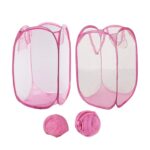 Laundry Baskets Mesh Laundry Bag (2 Pc Set) - Closeup Embroidery by Nari Haat, Indian ethnic wear, women clothing, de...