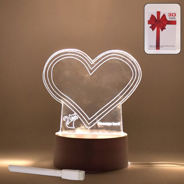 Creative Visualization Lamp 3D Acrylic Decorative Lamp With Pen - Front View by Nari Haat, Indian ethnic wear, women ...