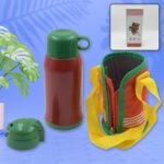 Premium Stainless Steel Insulated Sipper Bottle Print Water FlaskCartoon Vacuum Hot Cold For Kids / Travelling Water ...