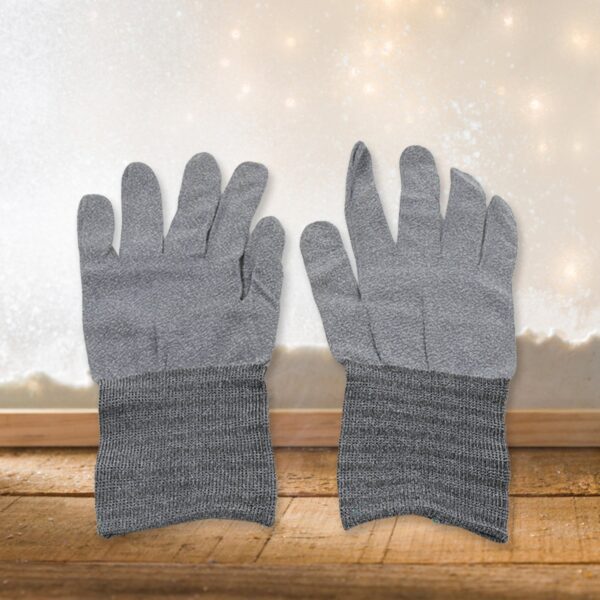 1 Pair Cut Resistant Gloves Anti Cut Heat Resistant Safety Work Gloves - Front View by Nari Haat, Indian ethnic wear,...