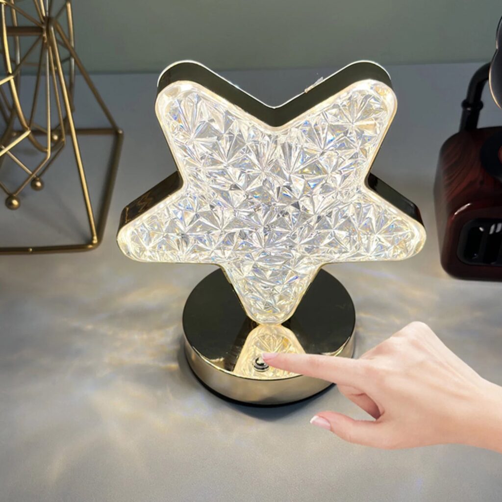 Star Crystal Diamond Touch Lamp Dimmable