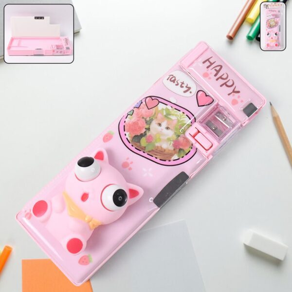 Plastic 3D Compass Box with Decompression Creative Toy (1 pc) - Front View by Nari Haat, Indian ethnic wear, women cl...