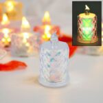 Festive Lighting for Any Occasion: 1 Pack LED Tealight Candles, Diwali - Back View by Nari Haat, Indian ethnic wear, ...