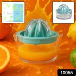 Manual Orange Lemon Citrus Juicer Squeezer Press Pourer with Lid Plastic 1 Pc - With Dupatta by Nari Haat, Indian eth...