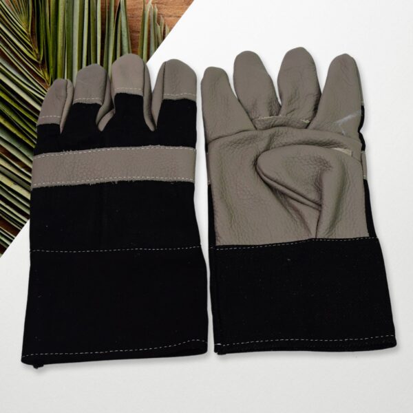Gloves Gardening Gloves for Men Women Leather Gloves Heavy Duty Gloves (1 Pair) - Front View by Nari Haat, Indian eth...