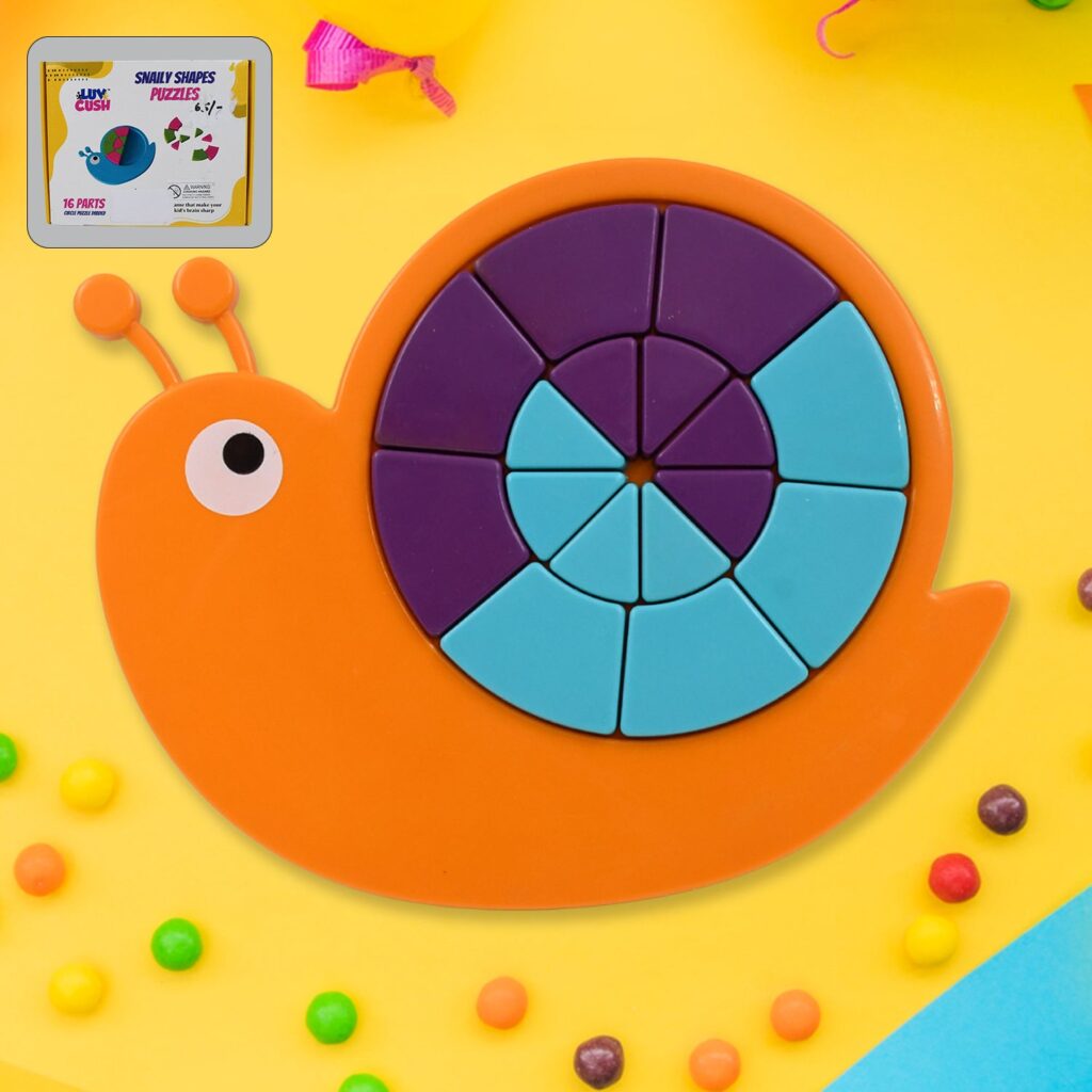 Colorful Mini Snail Puzzle Toy