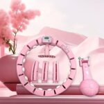 Fitness Hula Hoops with Spinning Ball and Intelligent Counter (1 Pc/ With Brown Box) - Front View by Nari Haat, India...