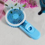 Clip Fan With Light, home, kitchen, Office Portable Fan, Rechargeable Fan - Front View by Nari Haat, Indian ethnic we...