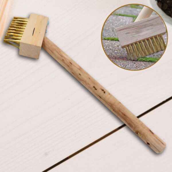 Wooden Block Paving Brush