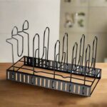 Multipurpose Pan & Pot Organizer Rack (1 Pc) - Front View by Nari Haat, Indian ethnic wear, women clothing, designer ...