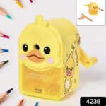 Plastic Cutest Duck Pencil Sharpener (1 Pc) - With Dupatta by Nari Haat, Indian ethnic wear, women clothing, designer...