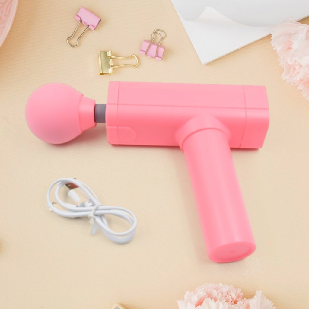 USB chargeable deep tissue massage gun