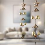 Home Decor Wind Chimes Outdoor Hanging (1 Pc) - Closeup Embroidery by Nari Haat, Indian ethnic wear, women clothing, ...