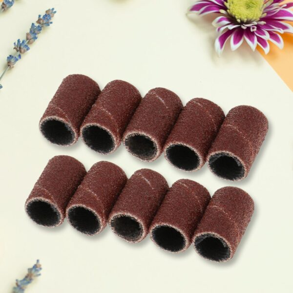 Nail Drill Sanding Band Machine Replacement Bits Pedicure Tool (10 Pcs Set) - Front View by Nari Haat, Indian ethnic ...