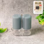 Apex Victory Salt & Pepper Dispenser Set – 2 Pcs Acrylic Seasoning Shaker - Front View by Nari Haat, Indian ethnic ...