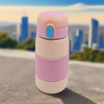 Insulated Stainless Steel Bottle (Mix Design & Color) - Front View by Nari Haat, Indian ethnic wear, women clothing, ...