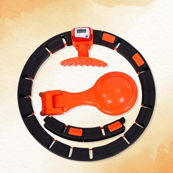 Fitness Hula Hoops with Spinning Ball and Intelligent Counter (1 Pc / With Brown Box) - Front View by Nari Haat, Indi...