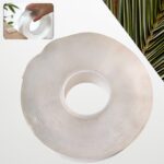 Sticky Double Sided Tape Washable Adhesive Tape Reusable (12×3 Cm / 1 Pc) - Back View by Nari Haat, Indian ethnic we...