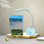 LED Study Lamp with Touch Switch – Dimmable Desk Light for Students - Closeup Embroidery by Nari Haat, Indian ethni...