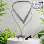 Bluetooth Headphone Neckband, Magnetic Earbuds (1 Pc) - Front View by Nari Haat, Indian ethnic wear, women clothing, ...