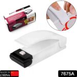 Mini Portable Super Sealer – Handy Plastic Bag Sealing Machine for Household Use - With Dupatta by Nari Haat, India...