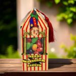 Elegant Desk Clock (1 Pc) - Front View by Nari Haat, Indian ethnic wear, women clothing, designer suit