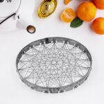 Stainless Steel Grill Jalli, Chota Tandoor - Front View by Nari Haat, Indian ethnic wear, women clothing, designer suit