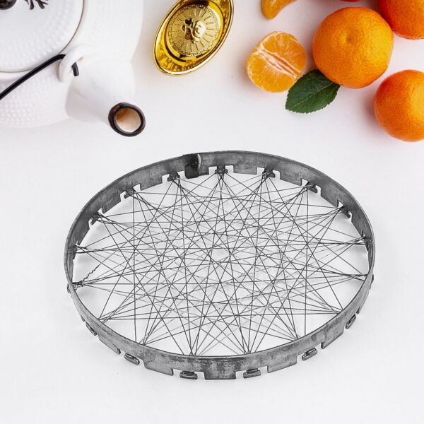 Stainless Steel Grill Jalli, Chota Tandoor - Front View by Nari Haat, Indian ethnic wear, women clothing, designer suit