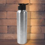 Stainless Steel Water Bottle (1000ML) - Front View by Nari Haat, Indian ethnic wear, women clothing, designer suit