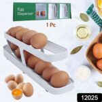 Plastic 2-Tier Rolling Egg Dispenser For 12-14 Eggs (1 Pc) - With Dupatta by Nari Haat, Indian ethnic wear, women clo...