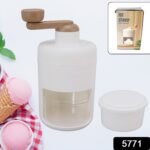 Portable Gola Maker and Ice Crusher | Manual Shaved Ice & Smoothie Machine - With Dupatta by Nari Haat, Indian ethnic...