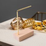 Small Jewellery Display Stand Metal Rack Holder Earrings (1 Pc) - Closeup Embroidery by Nari Haat, Indian ethnic wear...