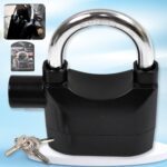 Plastic Body Waterproof Siren Alarm Smart Alarm Lock & 3 Keys (1 Set) - Front View by Nari Haat, Indian ethnic wear, ...