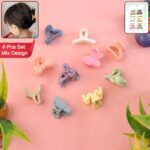 Hair Clips for Girls Kids Hair Accessories (6 Pcs Set), Hair accessories (Mix Design) - Neckline Detail by Nari Haat,...