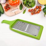 Stainless Steel Cheese Grater 3in1 Multifunctional (1 Pc / Mix Color) - Front View by Nari Haat, Indian ethnic wear, ...
