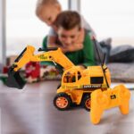 Plastic JCB Construction Toy Remote Control Super Power JCB Truck Toy for Kids 1 Set - Front View by Nari Haat, India...