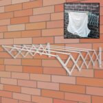 Foldable Extendable Clothes Drying Rack for Bathroom & Balcony - Front View by Nari Haat, Indian ethnic wear, women c...