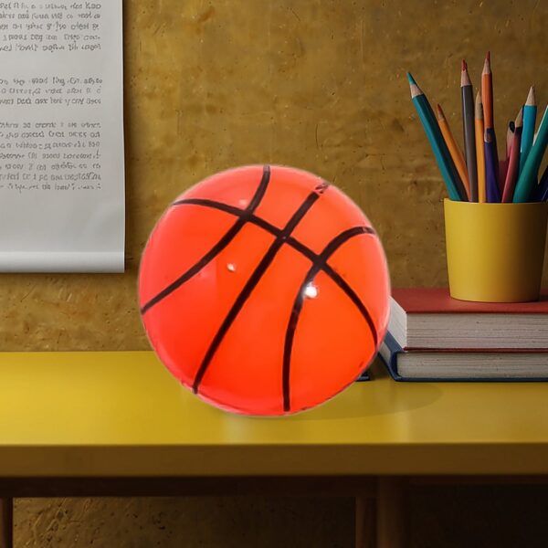 Round Basketball Shaped Pencil Sharpener (1 Pc) - Front View by Nari Haat, Indian ethnic wear, women clothing, design...