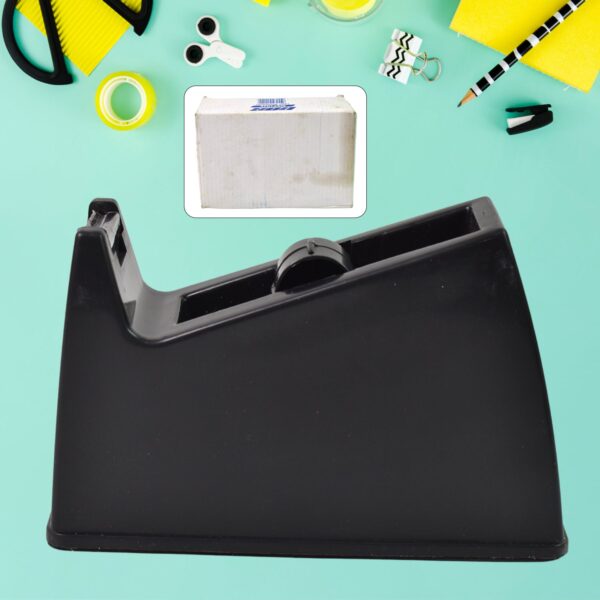 Plastic Tape Dispenser Cutter for Home Office use (1 pc / Big) - Front View by Nari Haat, Indian ethnic wear, women c...