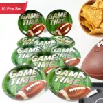 Round Plates Disposable Paper Plates Happy Birthday, Gift (10 Pcs Set / Mix Design) - Closeup Embroidery by Nari Haat...