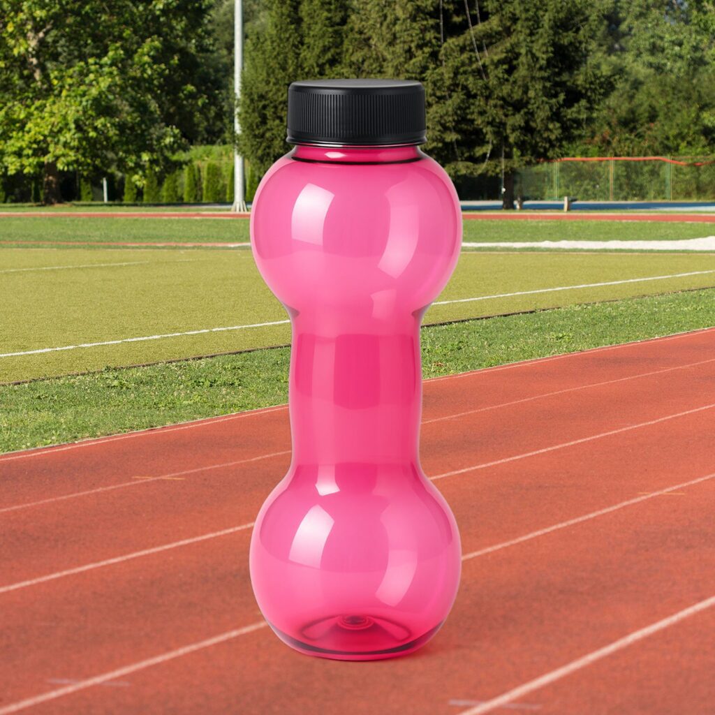 Plastic Dumbbell Shape Water Bottle