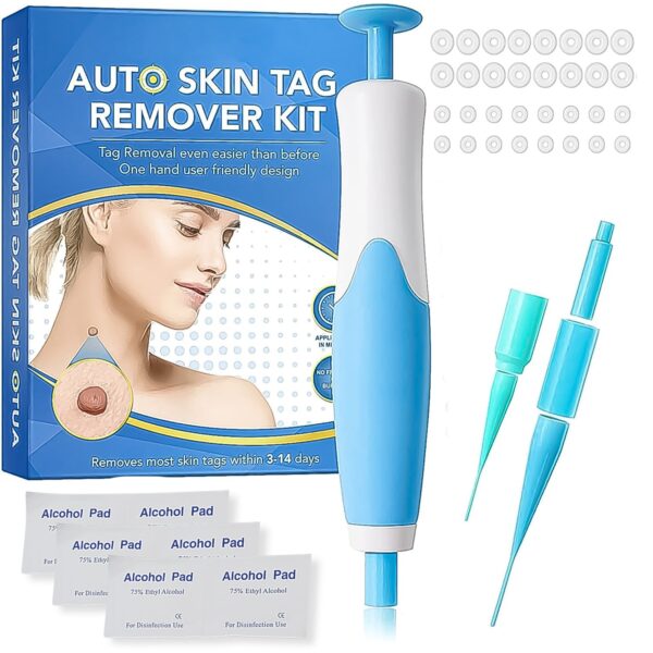 Skin Tag Remover Kit 2 in 1 for Micro to Large (2 mm - 8 mm / 1 Set) - Front View by Nari Haat, Indian ethnic wear, w...