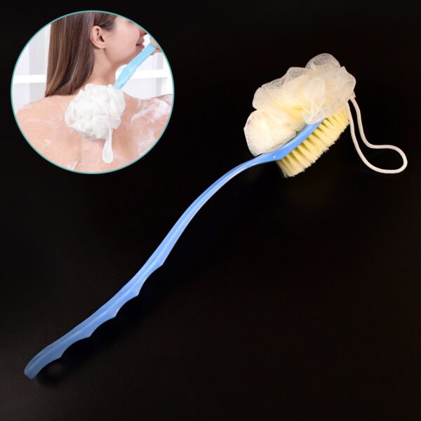 2in1 Bath Brush with Long Handle