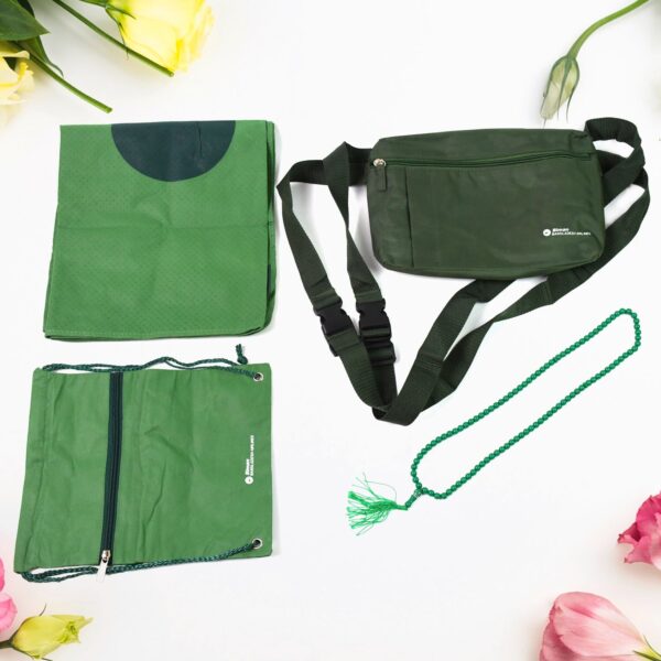 4 in 1 Shoulder Hajj Kit (4 Pcs Set) - Front View by Nari Haat, Indian ethnic wear, women clothing, designer suit